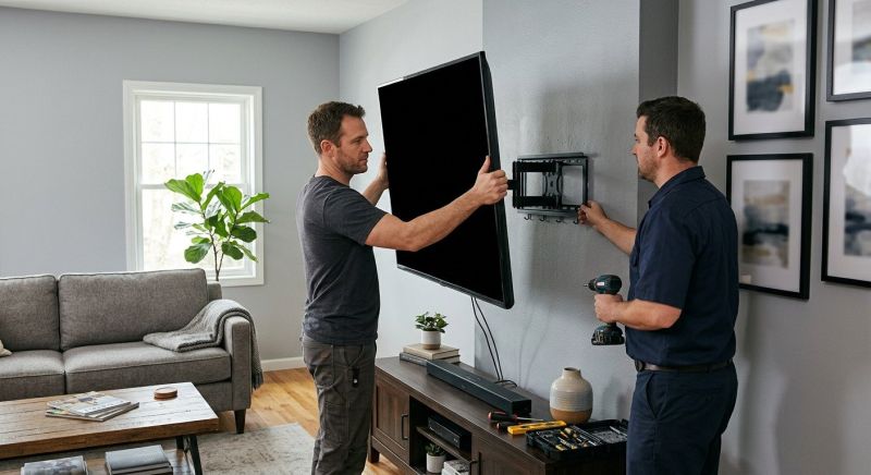 LCD TV Wall Hanging Service
